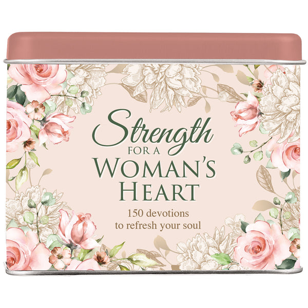 Strength For A Woman's Heart Cards In Tin a