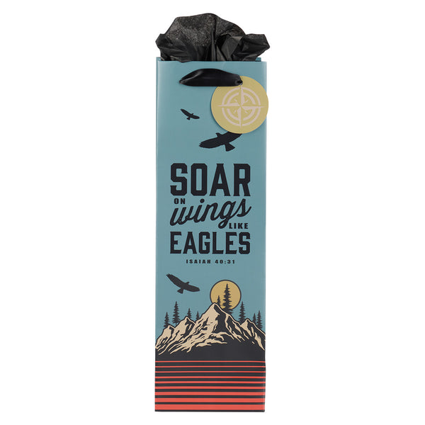 Soar On Wings Like Eagles Bottle Gift Bag