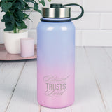 Blessed Is The One Who Trusts In The Lord Stainless Steel Water Bottle