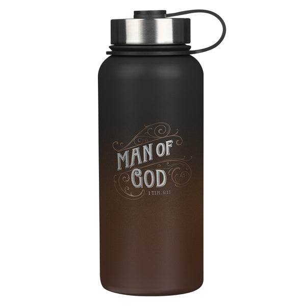 Man Of God Stainless Steel Water Bottle