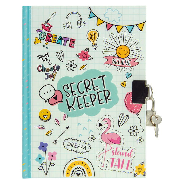 Secret Keeper Hardcover Diary With A Lock & Key