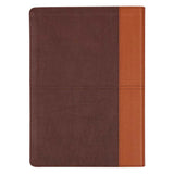 NLT The Spiritual Growth Bible Thumb Indexed Brown / Tan (Imitation Leather)