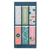 Floral Garden Magnetic Bookmarks Set Of 6