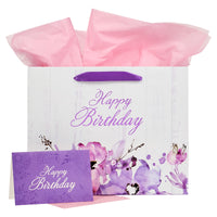 Happy birthday Gift Bag with Card