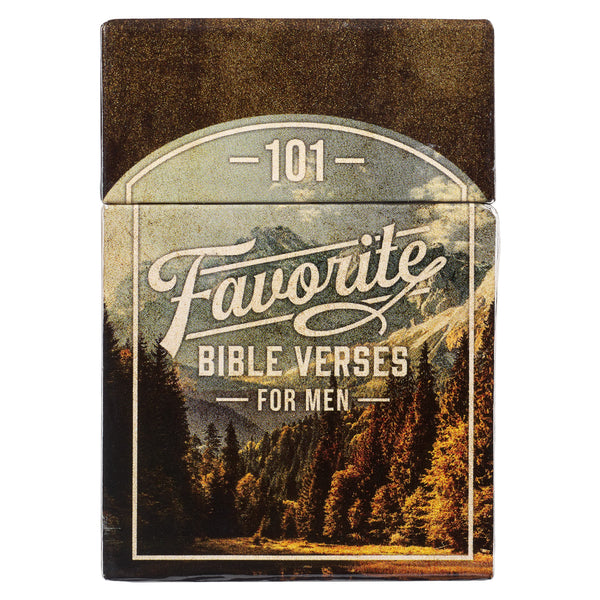 101 Favorite Bible Verses For Men Boxed Cards