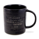 COFFEE CUP FARMHOUSE PASTOR BLACK 14OZ