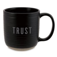 COFFEECUP TEXTURED TRUST BLACK 20OZ