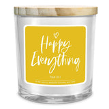 SOY CANDLE HAPPY EVERYTHING YELLOW 13OZ