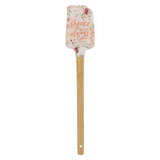 Rejoice Always Peach Floral Silicone Spatula – 1 Thessalonians 5:16