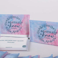 Tissue Packs – Be Still & Know