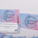 Tissue Packs – Be Still & Know
