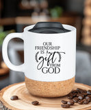 Our Friendship-Cork mug