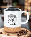 Our Friendship-Cork mug