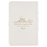 Mr. & Mrs. 366 Devotions for Couples White Faux Leather Devotional
