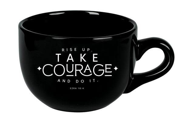 Rise Up and Take Courage Jumbo Mug
