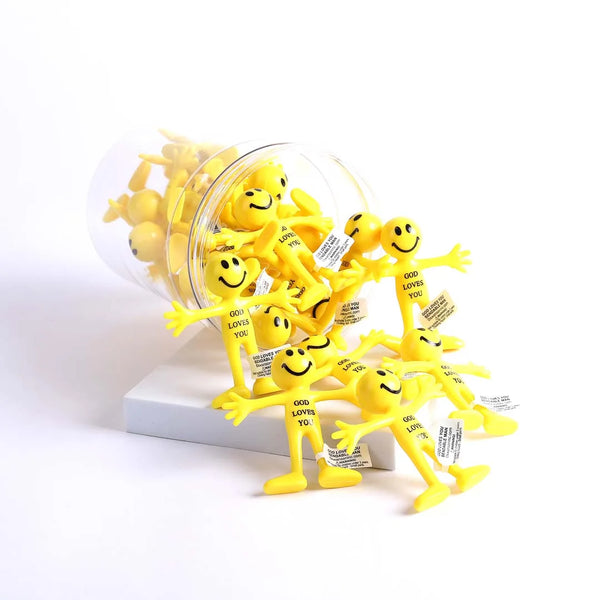 Bendable Man Smile God Loves You