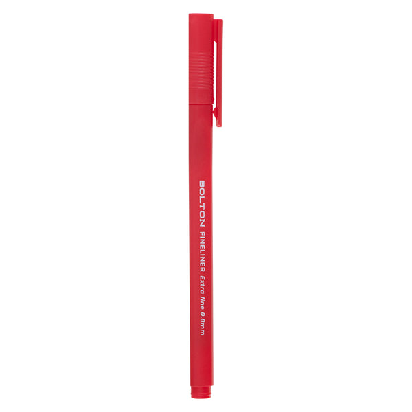 Bolton Colorful Fineliner Red (Pen)