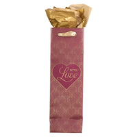 With Love Bottle Gift Bag