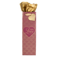 With Love Bottle Gift Bag