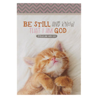 Be Still And Know That I Am God Pet Notepad
