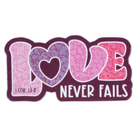 Love Never Fails Magnet