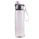 Whatever Is True, Whatever is Noble Pink Plastic Water Bottle