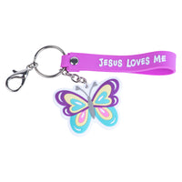 Jesus Loves Me Key Ring