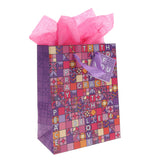 Crossword Medium Gift Bag with Gift Tag