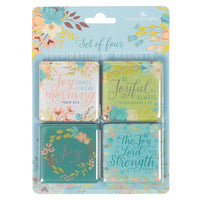 Be Joyful Always Four-Piece Magnetic Set