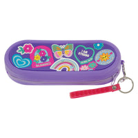 I Am Strong Purple Silicone Pencil Case