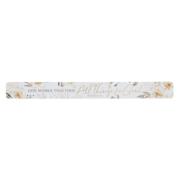 God Works Together All Things for Good Large Magnetic Strip