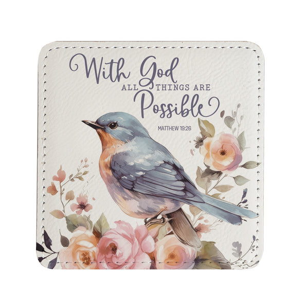 WITH GOD - COASTER SET