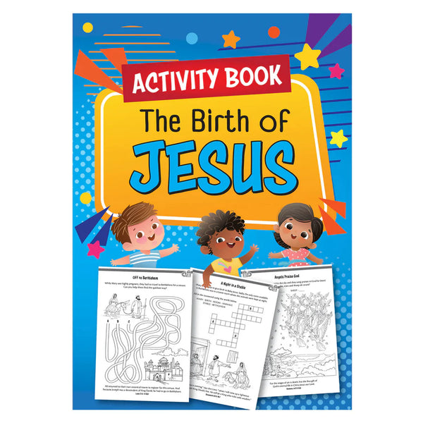 The Birth of Jesus Activity Book (Paperback)