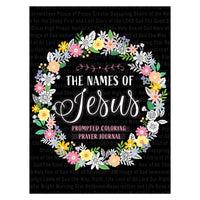 The Names of Jesus Prompted Coloring Prayer Journal (Paperback)