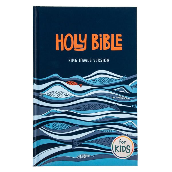 KJV Blue Ocean Hardcover Kids Bible Large Print