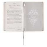 Mr. & Mrs. 366 Devotions for Couples White Faux Leather Devotional