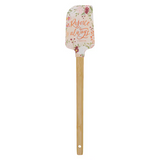 Rejoice Always Peach Floral Silicone Spatula – 1 Thessalonians 5:16