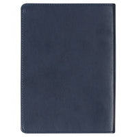 Moments With God For Moms Navy Faux Leather Daily Devotional BY KAREN STUBBS