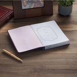 Noble Things Purple Faux Leather Classic Journal with Pen Holder - Proverbs 31:29