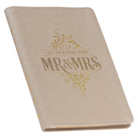101 Prayers for Mr. & Mrs. Gold Faux Leather Prayer Book