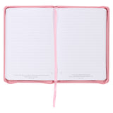 My Strength and My Song Pink Faux Leather Classic Journal with Zippered Closure