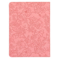 More Precious than Rubies Strawberry Pink Handy-sized Faux Leather Journal