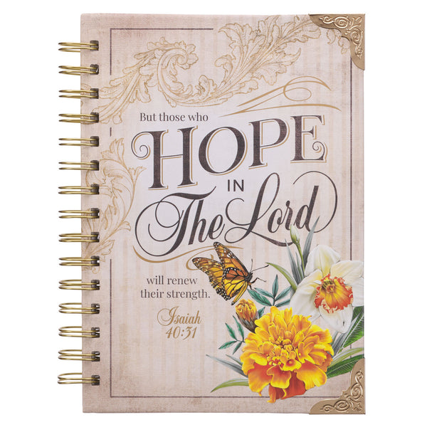 Hope in the LORD Large Wire bound Journal