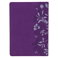 Purple Faux Leather Spiritual Growth Bible