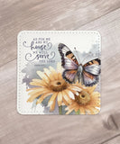 Faith & Inspiration Assorted Leatherette Coaster Set – 6 Designs