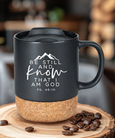 Be Still-cork mug