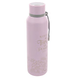 With God All Things Are Possible Pink Stainless Steel Water Bottle