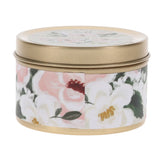 He Is Our Peace Cactus Flower and Coconut Scented Candle in Tin.
