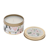 He Is Our Peace Cactus Flower and Coconut Scented Candle in Tin.