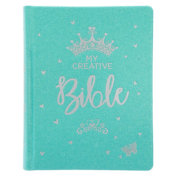 ESV Teal Glitter Hardcover My Creative Bible for Girls